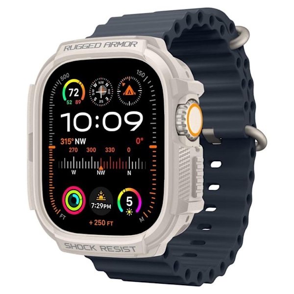 Spigen Apple Watch Ultra (49mm) Skal Rugged Armor - Dune Beige Beige