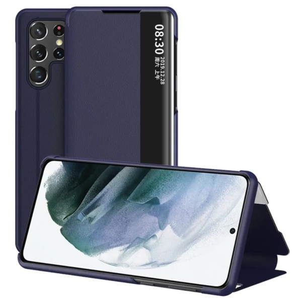Galaxy S22 Ultra Flip Case - sininen