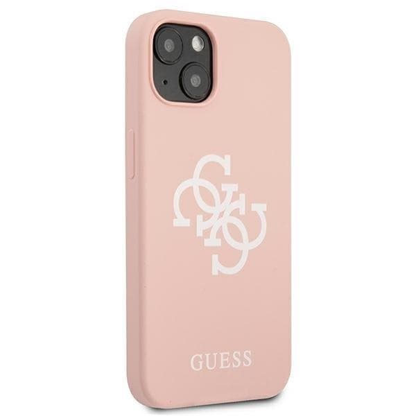 Guess Silicone 4G Logo Skal iPhone 13 mini - Pinkki Pink