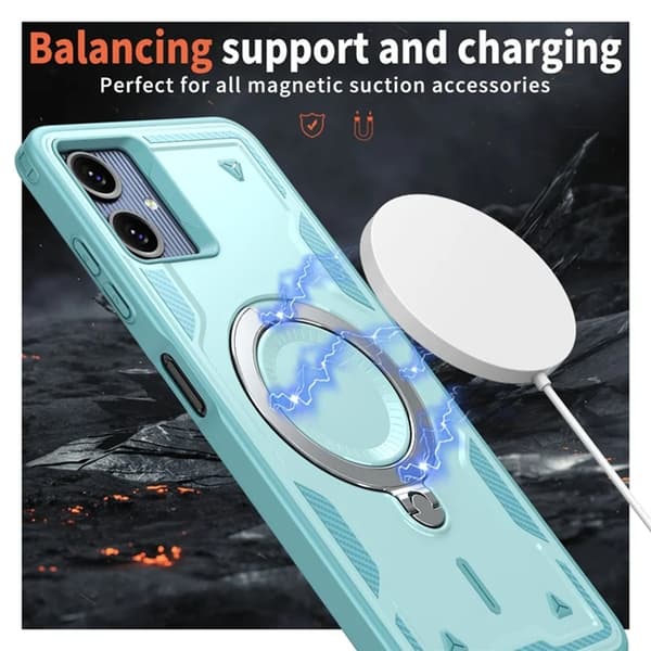 Mobilskal till Galaxy A06 5G Magsafe Kickstand Blå