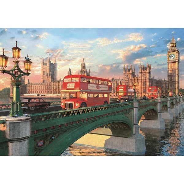 CLEMENTONI Puslespil 500 Stk CB Høj Kvalitetskollektion Westminster Bridge