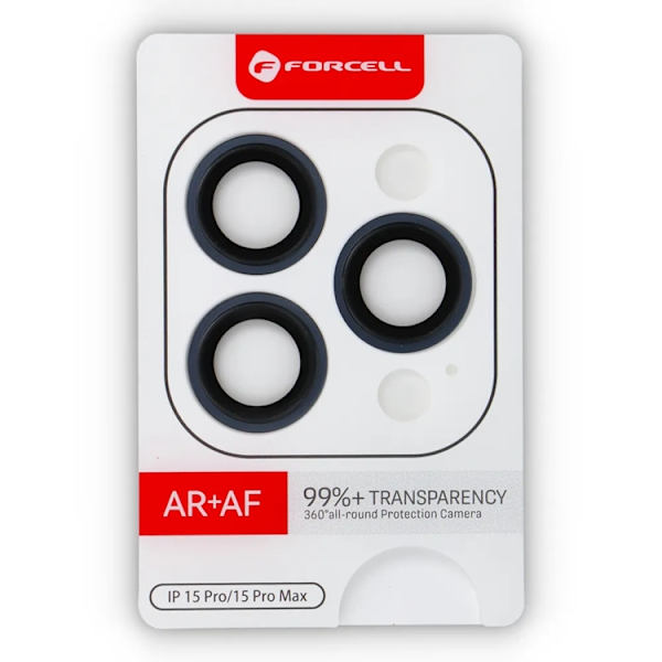 Forcell iPhone 15 Pro/15 Pro Max Härdat Glas Kameraskydd Premium