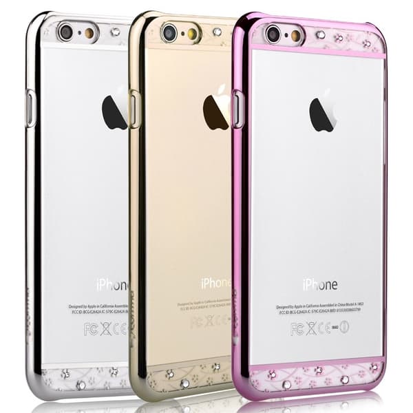 Comma BaksideSkal till Apple iPhone 6 / 6S  - Bling Guld Yellow