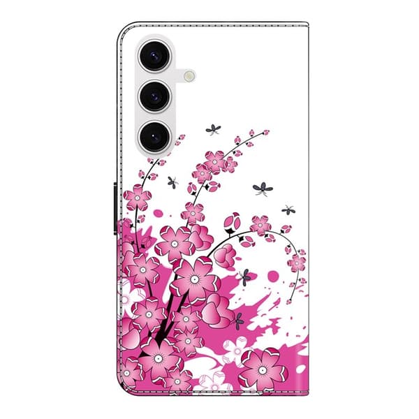 Samsung Galaxy S26 Plånboksfodral Konstläder - Blomma Vinstock
