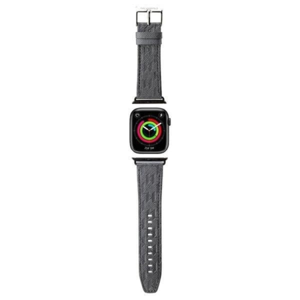 Karl Lagerfeld Apple Watch (42/44/45/49 mm) Armbånd Saffiano Mono