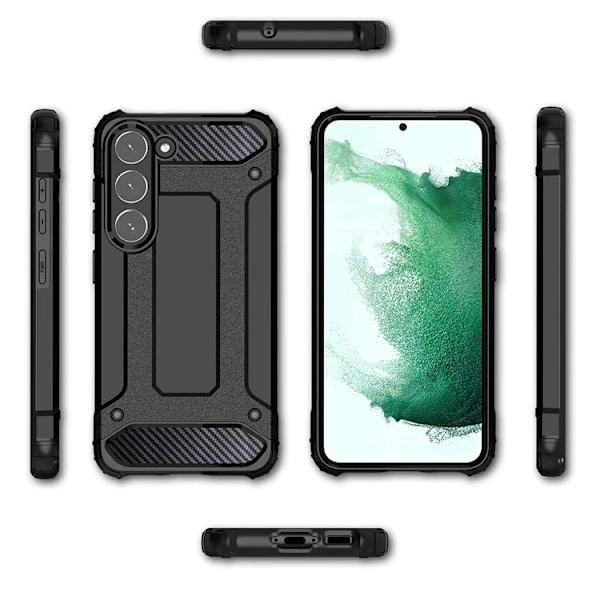Galaxy S23 Plus Mobilskal Tough Armor - Svart Svart