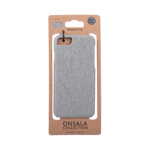 ONSALA Mobilskal Textil Grå iPhone 7/8/SE 2020 grå