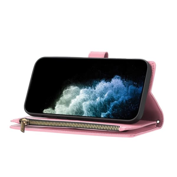 Oppo Find X9 Pro 5G Plånboksfodral Konstläder Stöd - Rosa