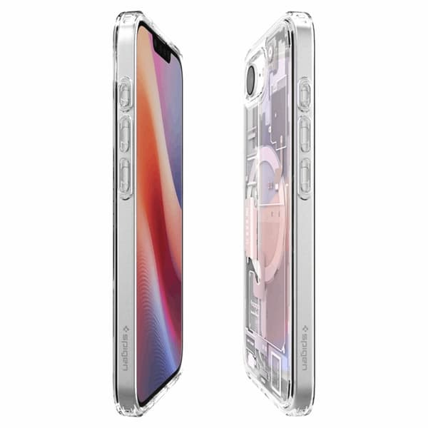 Spigen Mobilskal till iPhone 16e Magsafe Ultra Hybrid - Zero One Vit Vit