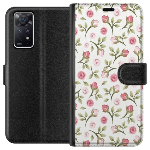 Plånboksfodral till Xiaomi Redmi Note 11 Pro 5G med Blommigt