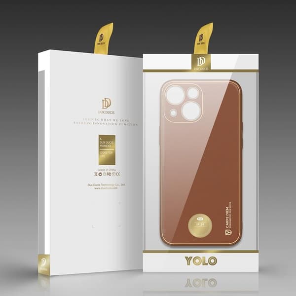Dux Ducis iPhone 14 Cover Yolo - Brun Brun