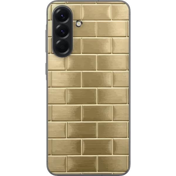 Mobilskal till Samsung Galaxy A56 med Gyllene Murstenar
