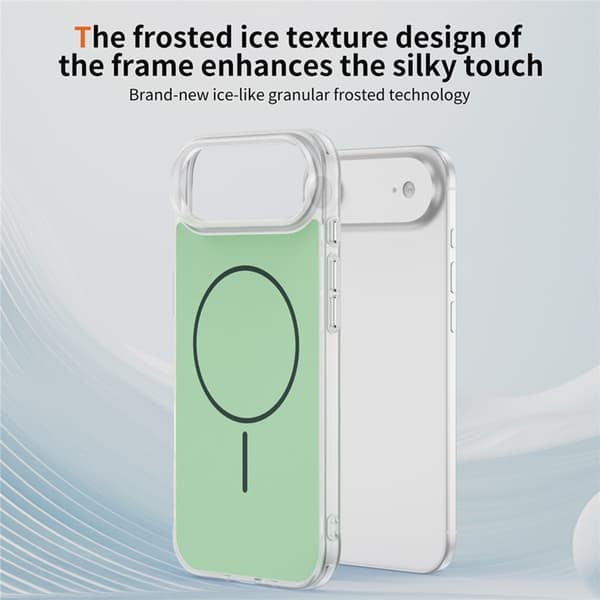Mobilskal till iPhone Air MagSafe Skin Touch TPU PC - Grön Grön