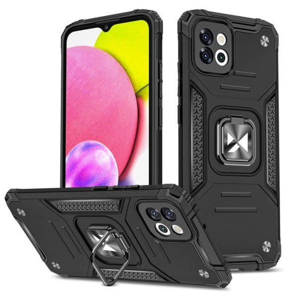 Wozinsky Galaxy A03 Cover Ringholder Armor - Sort