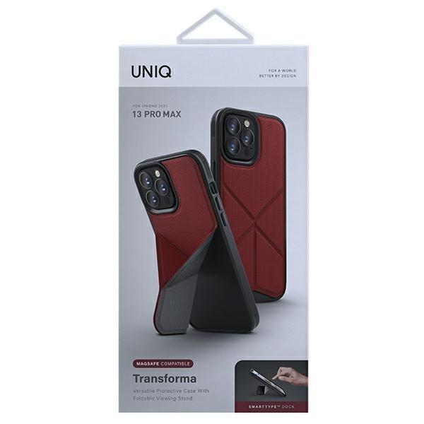 Uniq iPhone 13 Pro Max Skal MagSafe Transforma - Punainen