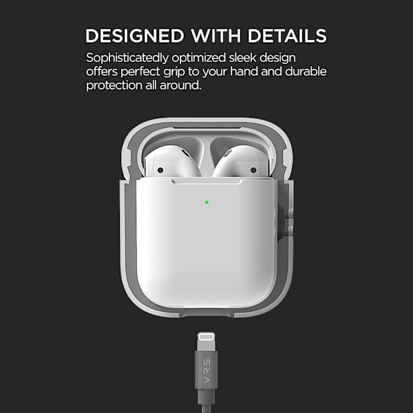 VRS DESIGN Modern Skal Apple Airpods - Vit Vit