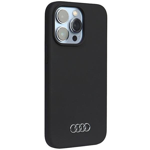 Audi iPhone 13/13 Pro matkapuhelinsuoja silikoni - musta