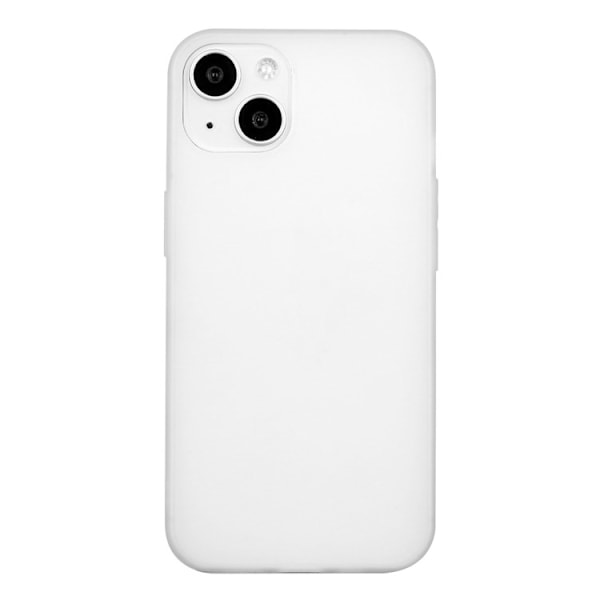 iPhone 15 Plus Mobilskal TPU Matte Slim-Fit - Vit