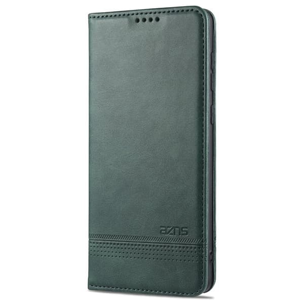 AZNS Design Plånboksfodral i Konstläder för Samsung Galaxy A72 - Grön