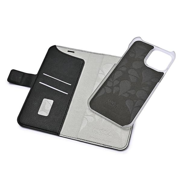 Onsala iPhone 15 Pro -lompakkokotelo Magsafe Eco - Musta Black
