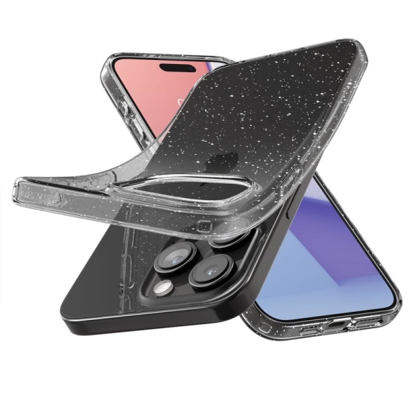 Spigen iPhone 15 Pro Max Mobilcover Liquid Crystal - Glitter Clea