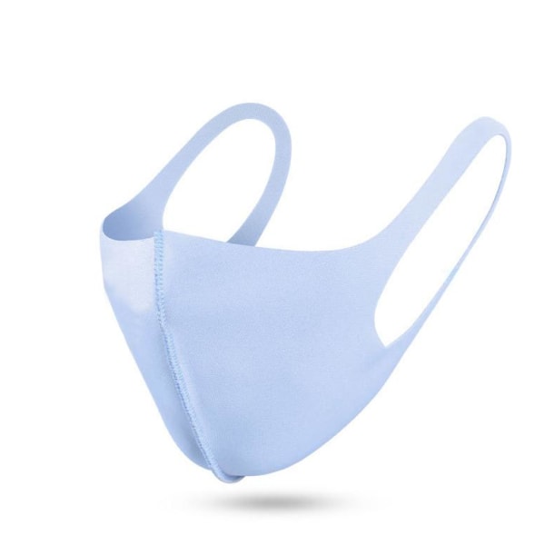 1 Pack Tvättbar mask Munskydd Skyddsmask Blå