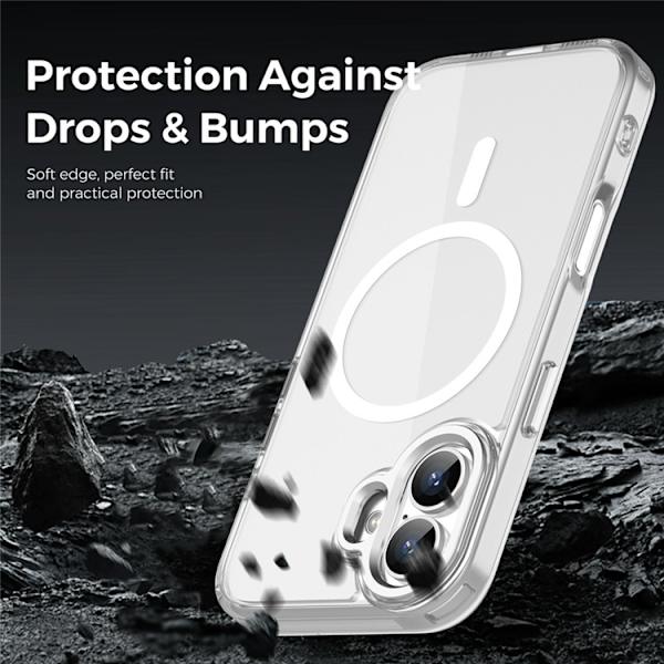 Mobilskal till iPhone 17 MagSafe TPU+PC - Transparent Transparent