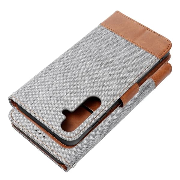 Xiaomi Redmi Note 14 Pro 4G Plånboksfodral Jeans - Grå Grå