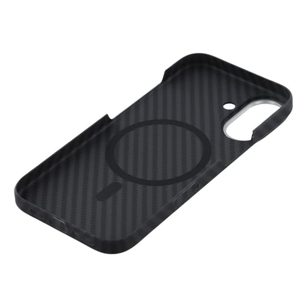 Mobilskal till iPhone 17 MagSafe Carbon Fiber - Svart/Grå Grå