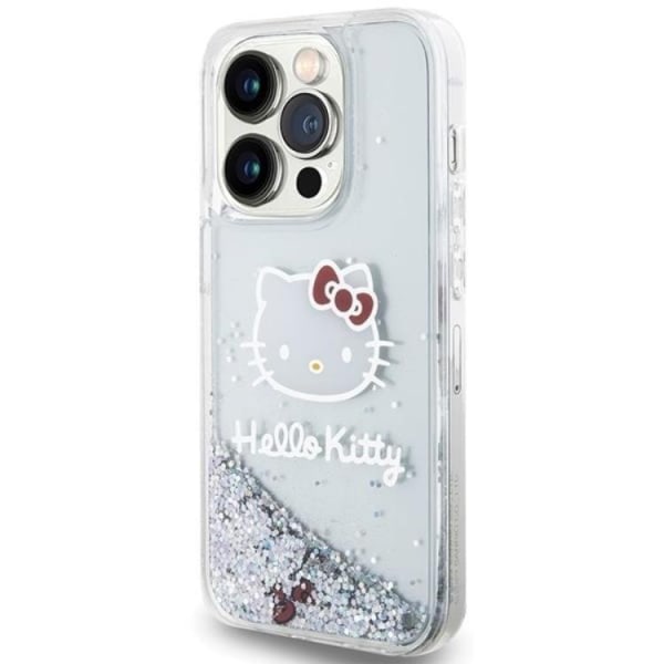 Hello Kitty iPhone 14 Pro Max Mobiletui Liquid Glitter Charms Ki