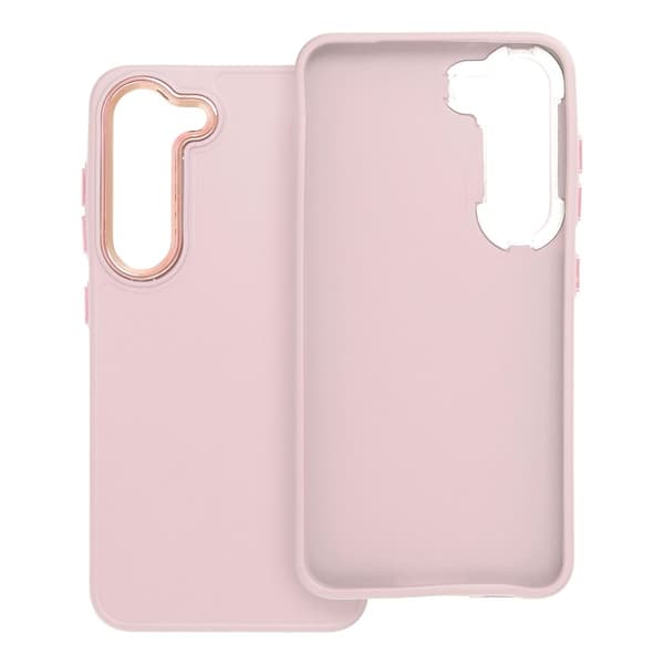 FRAME Skal för Samsung S23 i puderpink. Rosa