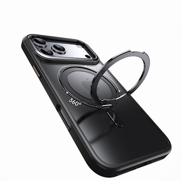 Tech-Protect Telefontaske til iPhone 17 Pro Max Magsafe Kickstand - Sort Svart