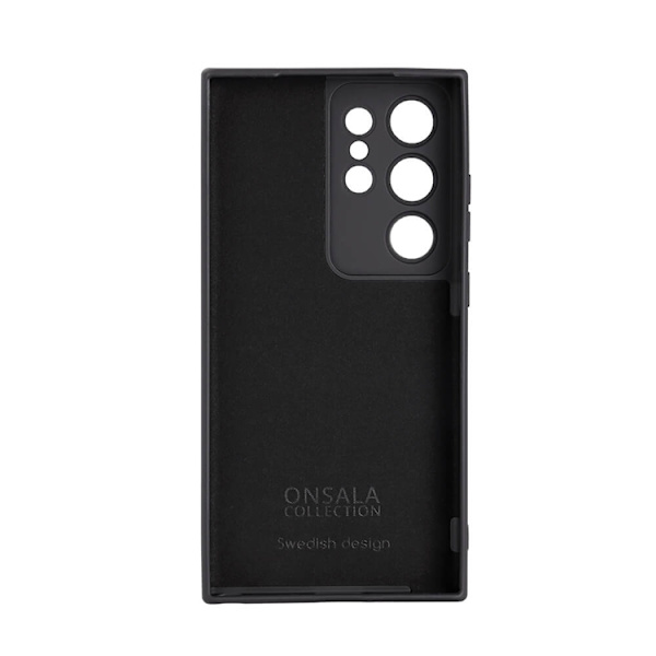 Onsala Telefontaske til Galaxy S24 Ultra Silicone Feeling - Sort Black