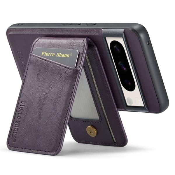 FIERRE SHANN 025 Google Pixel 8 Pro Fodral PU+TPU - Lila