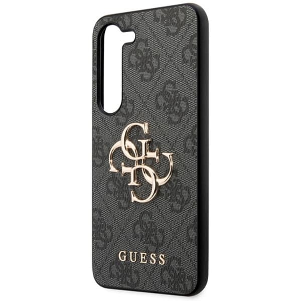 Guess telefonetui til Galaxy A55 5G Big Metal Logo - Sort Black
