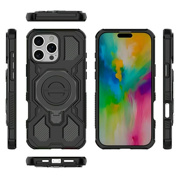 Mobilskal till iPhone 16 Pro Max Plast Shockproof - Rosa