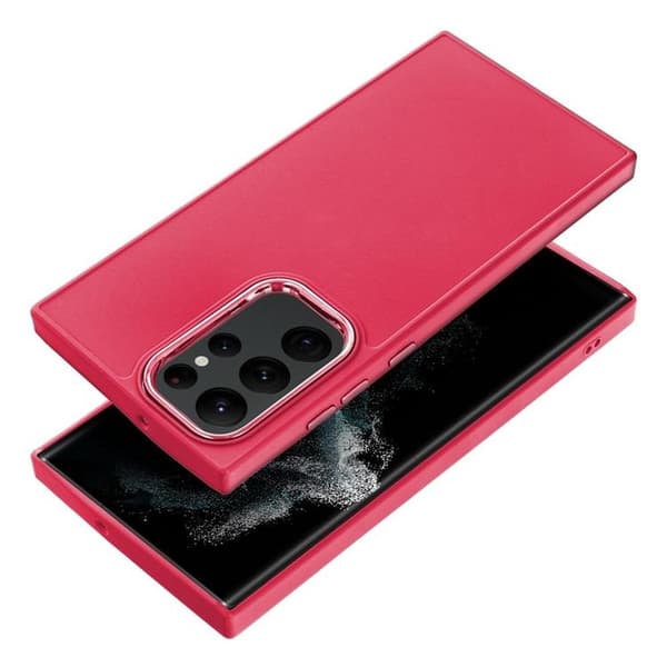 Galaxy S22 Ultra Mobilskal Frame - Rosa Rosa