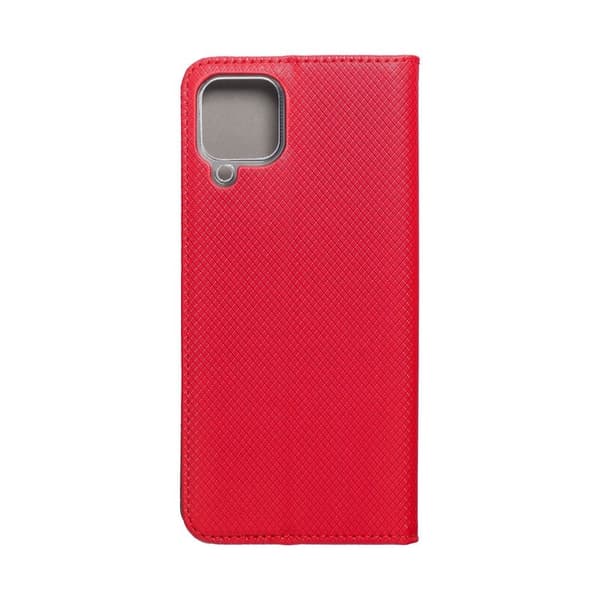 Galaxy A22 4G Lompakkokotelo Smart Tekonahka - Punainen Röd