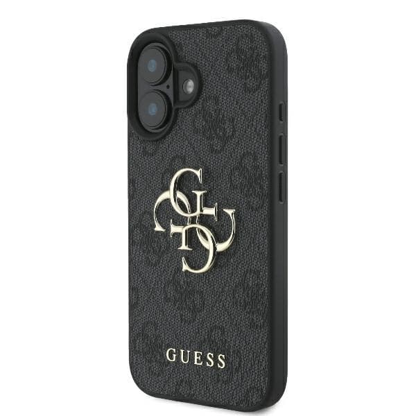 Guess Mobilskal till iPhone 16 4G Big Logo - Svart Black