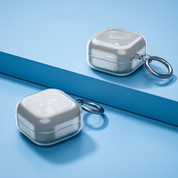 Tech-Protect Skal För Galaxy Buds 4/4 Pro Flexair - Clear Transparent