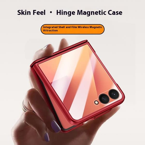 Mobilskal till Galaxy Z Flip 7 Hard PC Hinge Protection - Grön Grön