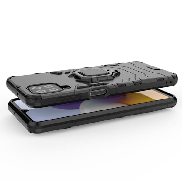 Galaxy A22 4G Mobilskal Ring Armor Kickstand - Blå