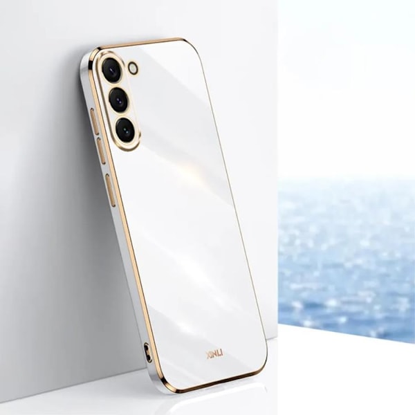 Galaxy S24 Plus Mobilskal Electroplating - Vit