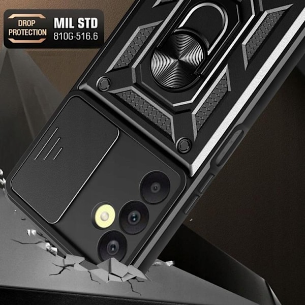 Tech-Protect Galaxy M15 Mobilskal Camshield Pro - Svart