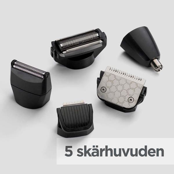 Babyliss 12in1 Multi Trimmer Precision MT987E - Graphite Svart