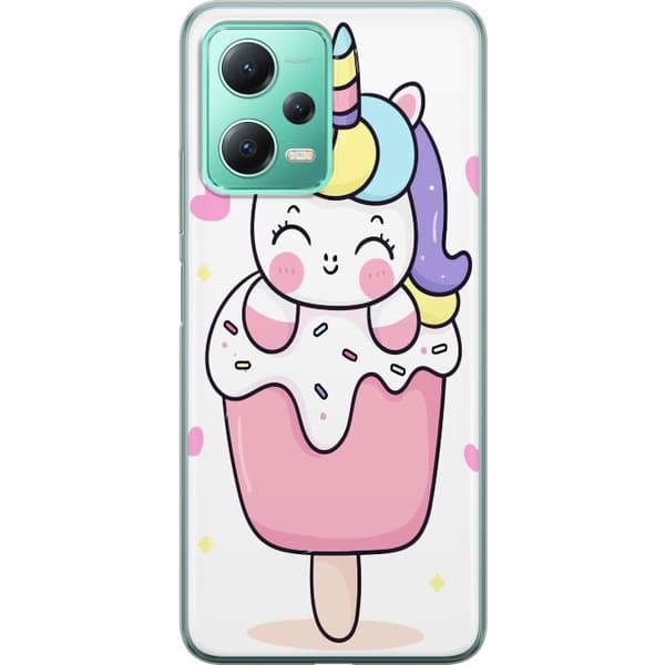 Telefontaske til Xiaomi Redmi Note 12 med Happy Unicorn