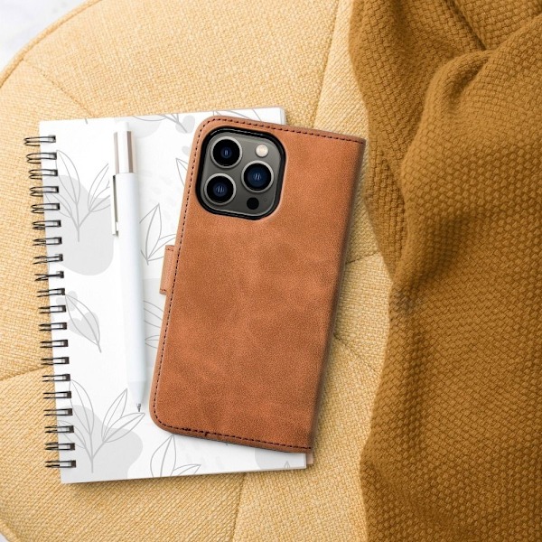 Forcell iPhone 7/8/SE (2020/2022) Plånboksfodral Tender - Brun
