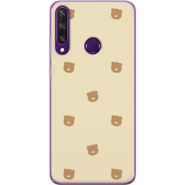 Mobilcover til Huawei Y6p med Bjørnemønster
