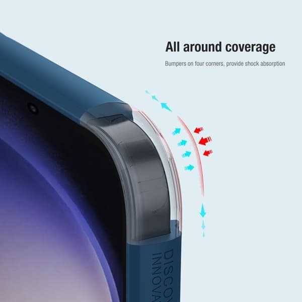 Nillkin Mobilskal till Galaxy S24 Plus Super Frosted Shield Pro - Blå Blå