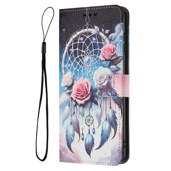 Sony Xperia 1 VII Konstläder Plånboksfodral Pattern Printing - Wind Chime Flerfärgad